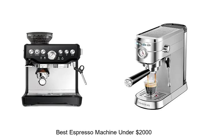 best espresso machine under 2000