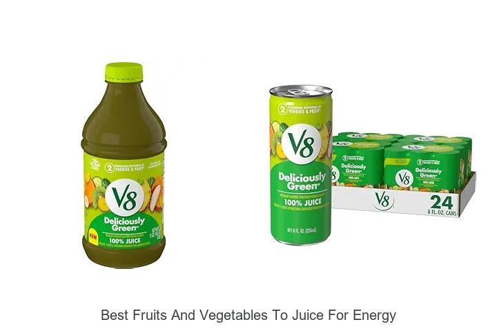 best fruits and vegetables to juice for energy