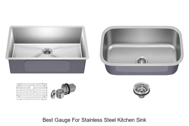 best gauge for stainless steel kitchen sink
