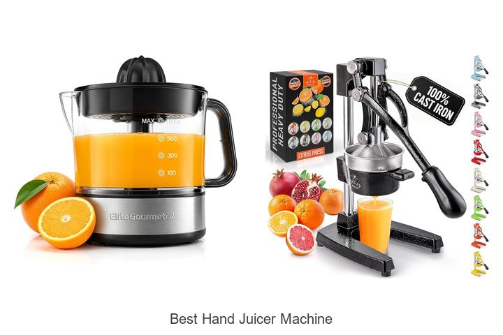 best hand juicer machine
