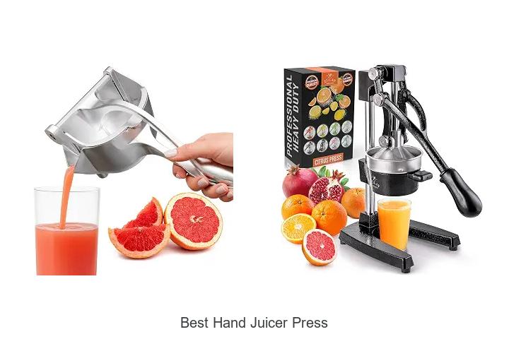 best hand juicer press