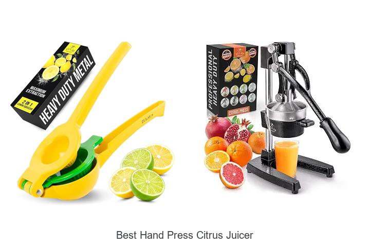 best hand press citrus juicer
