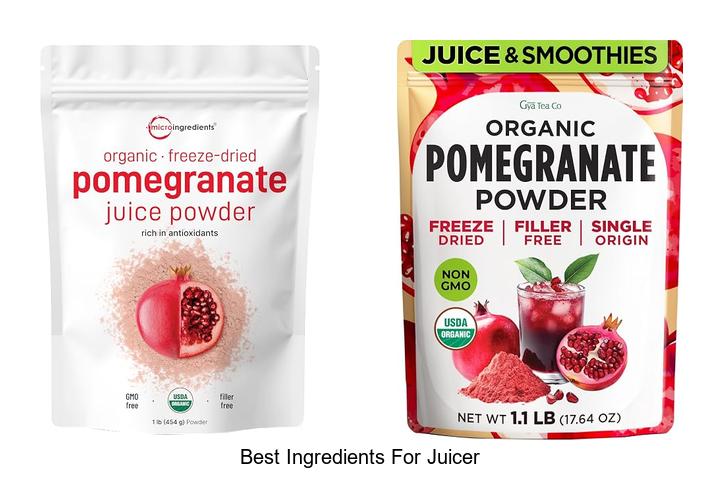 best ingredients for juicer