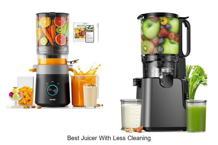 best juicer with less cleaning