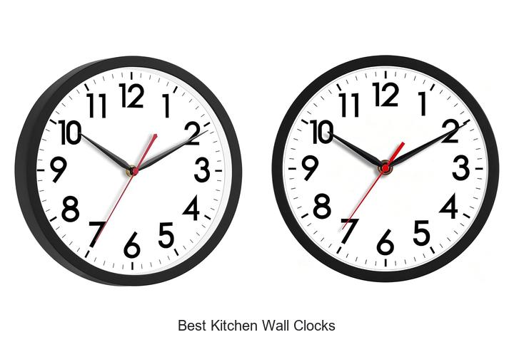 best kitchen wall clocks