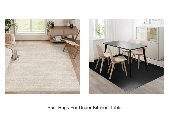 best rugs for under kitchen table