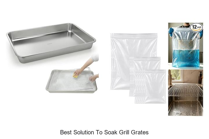 best solution to soak grill grates