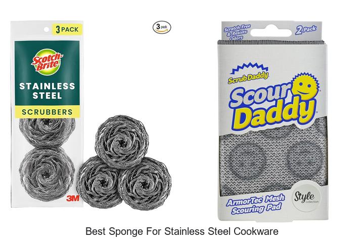 best sponge for stainless steel cookware
