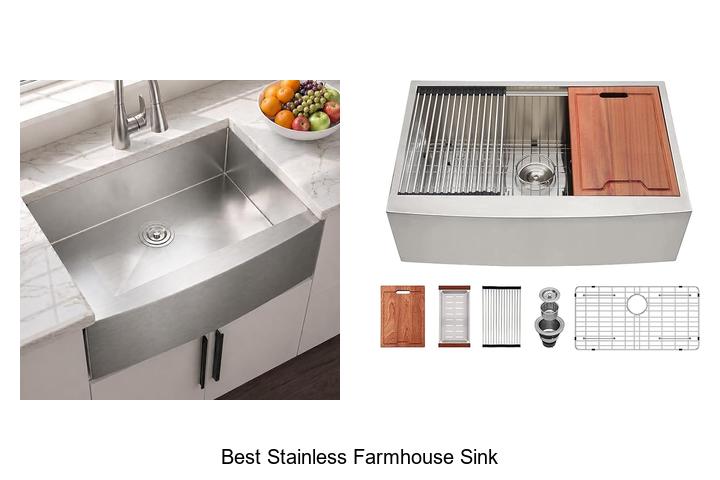 best stainless farmhouse sink
