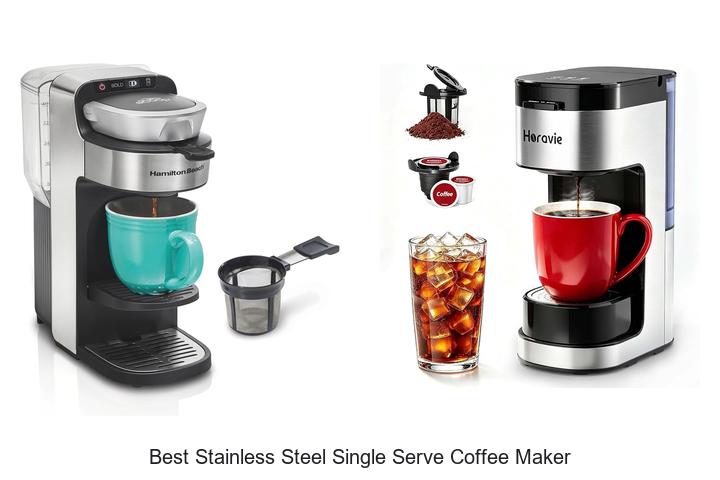 best stainless steel single serve coffee maker