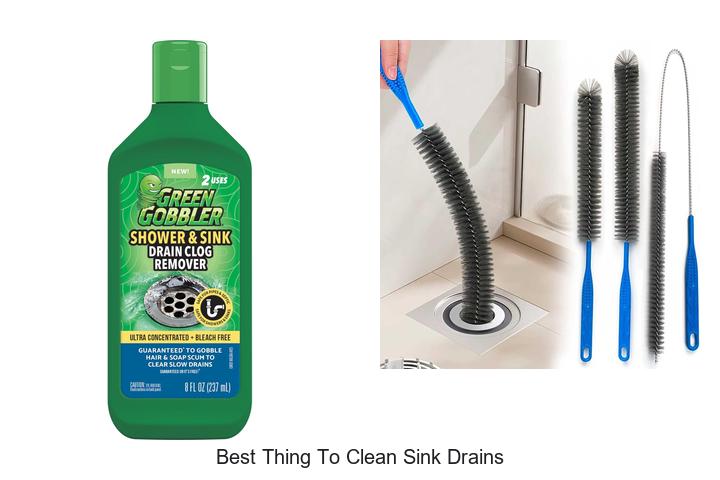 best thing to clean sink drains