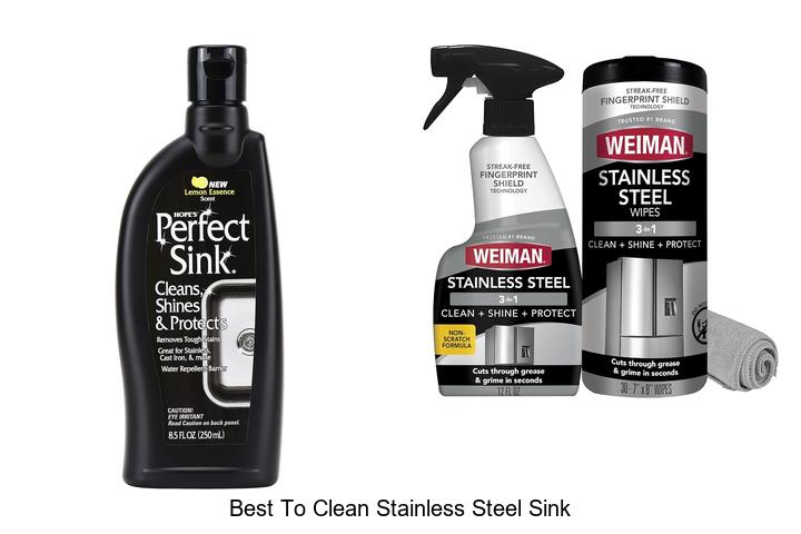 best to clean stainless steel sink