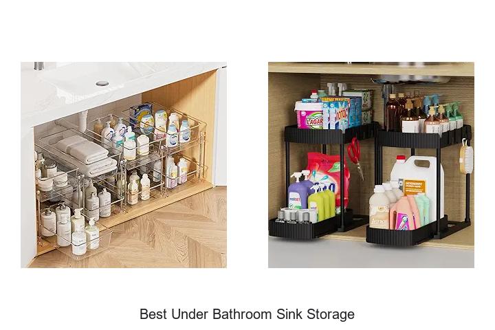 best under bathroom sink storage