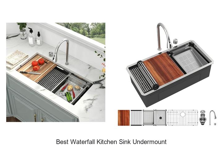 best waterfall kitchen sink undermount
