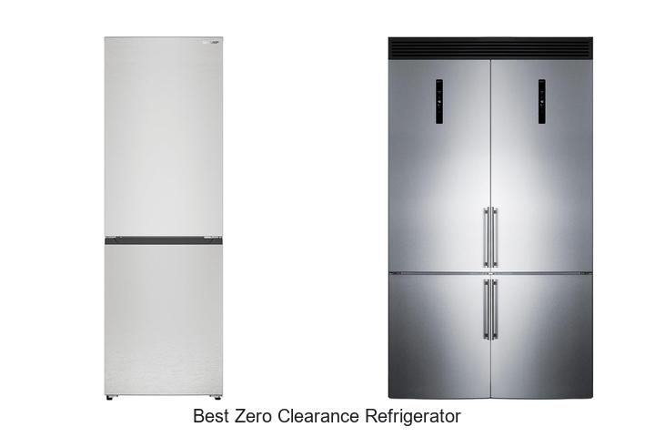 best zero clearance refrigerator