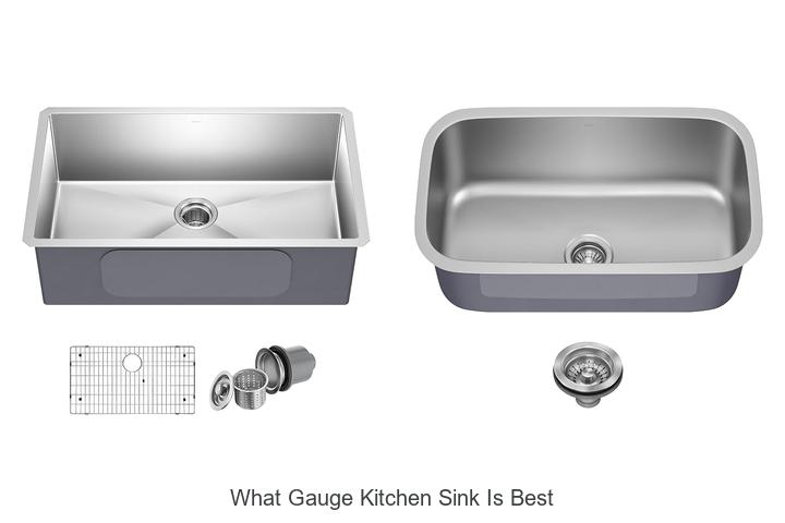 what gauge kitchen sink is best