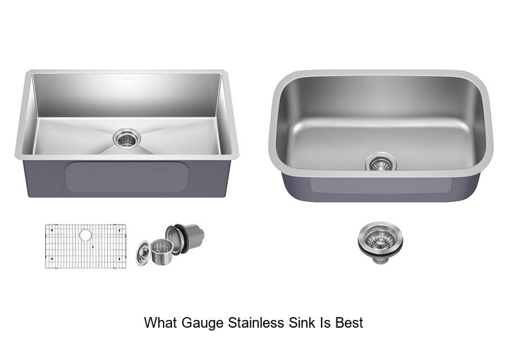 what gauge stainless sink is best